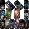 Soft Cover for Samsung Galaxy S22 S21 S20 FE Ultra Plus A35 A36 A55 A37 A33 A34 A57 Coque Phone Case Bird Owl Comics Lovely