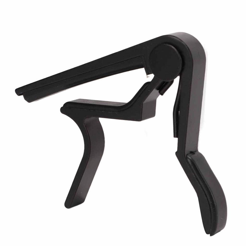 Каподастр быстрого снятия, зажим для струн, набор аксессуаров, комплект с 5 медиаторами для гитары, для баса, банджо, черный