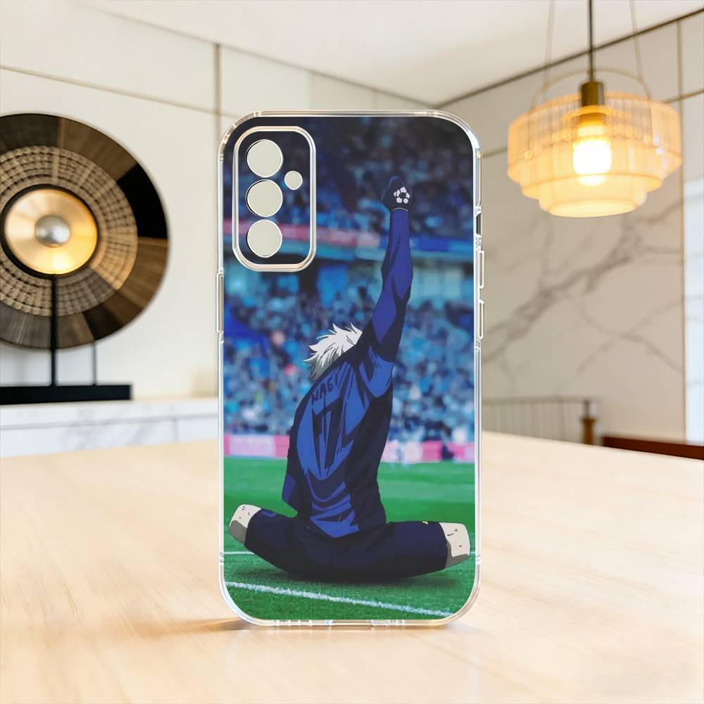 Аниме B-blue L-Lock Чехол для телефона для SamsungA10,12,20,21S,30,31,40,50,51,52,70,71 Прозрачная крышка