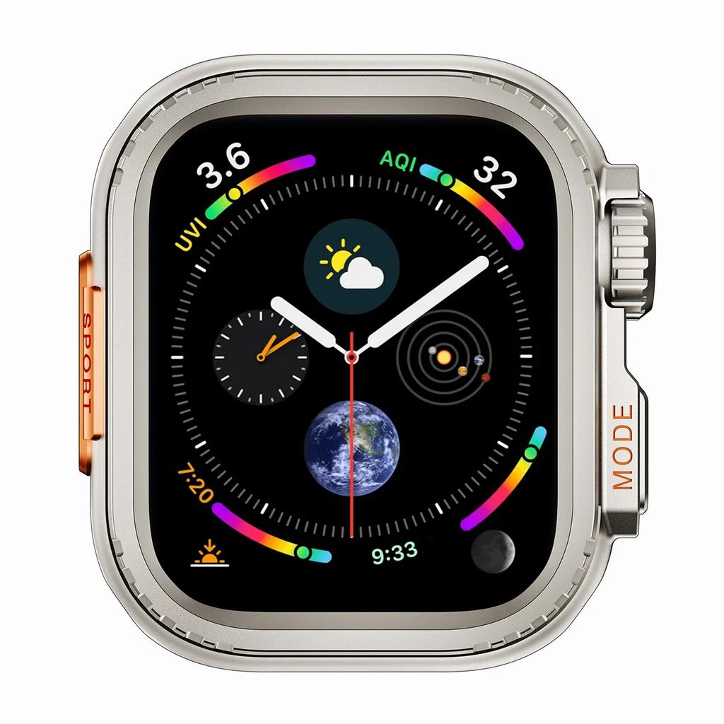 Metal Bumper Case For Apple Watch 49MM 46 45 44mm Protector Frame Cover For iWatch Series 11 10 9 8 7 654SE Change To Ultra 3 49