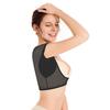 Women Tops U-Neck Short Sleeve Breathable Sweat-Absorbing Vest with Cotton Armpit Traceless Invisible Design Bottom Short Tops