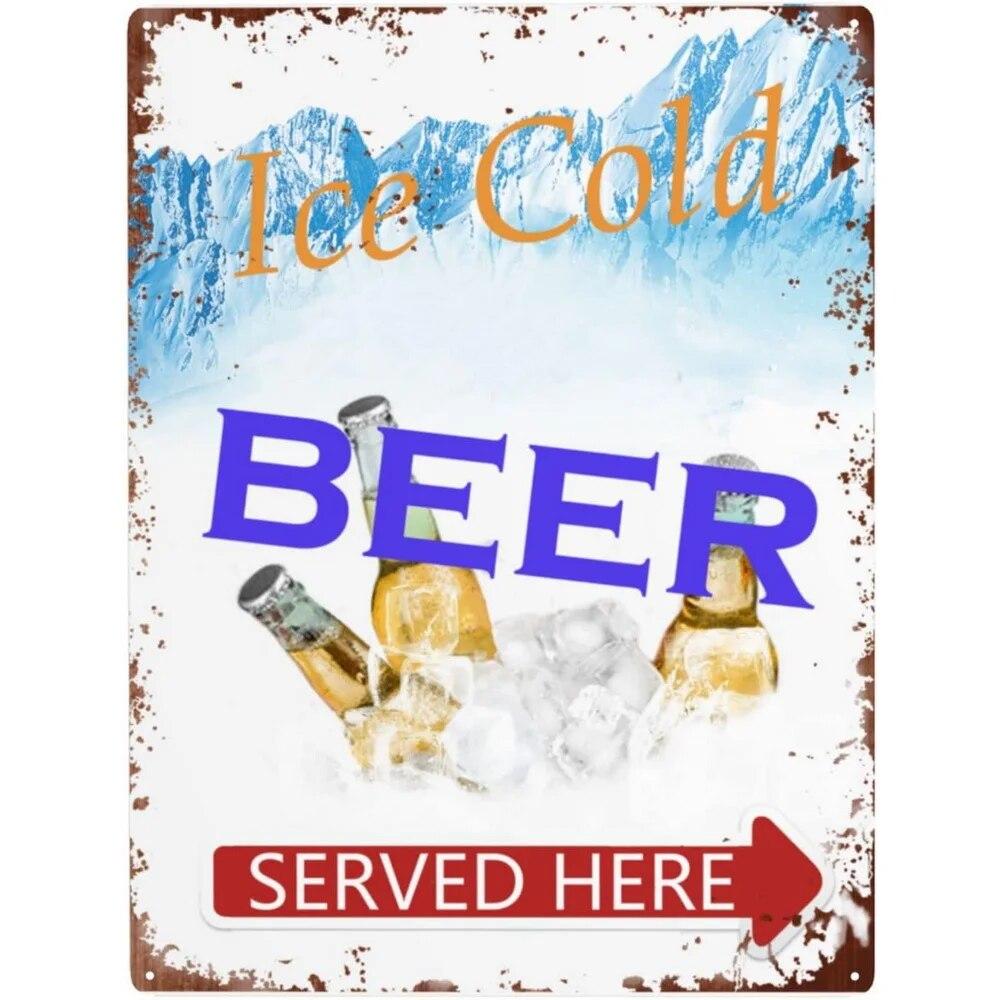 Beer Menu Free Beer Toorrow Metal Tin Signs Posters Plate Wall Decor for Bars Man Cave Cafe Clubs Retro Posters Plaque