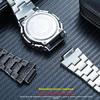 DW5600 Ретро Корпус и ремешок из нержавеющей стали Мод-комплект Для Casio DW-5600E GW-M5610 GWB-5600 Мужские Винтажная рамка и ремешок с узором пейсли Серебристый Черный