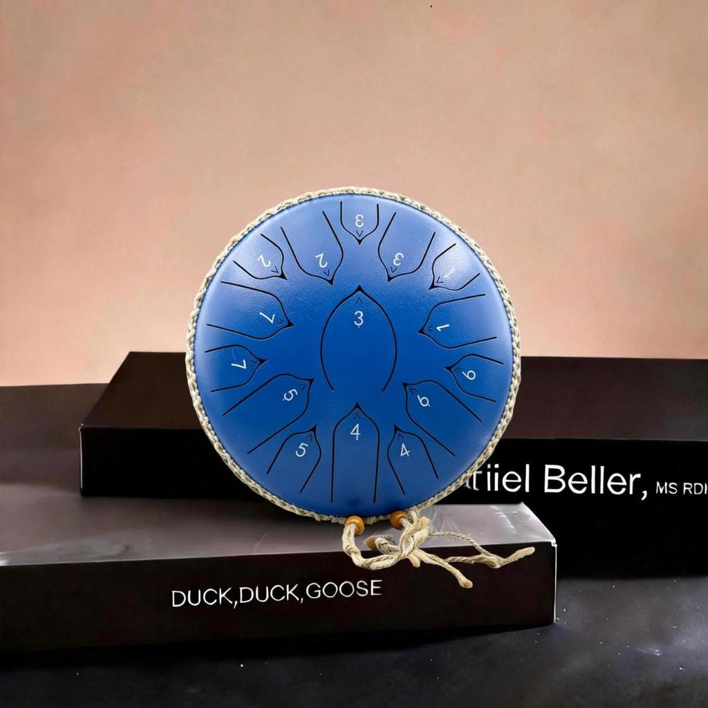 13-дюймовый стальной язычковый барабан «Лотос» на санскрите - Инструмент с неземным звучанием