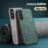 Чехол для Samsung Galaxy M35 5G Кожаный Чехол с Магнитным Автодержателем для Телефона для Sumsung M35 M 35 SM-M356B Мягкий Бампер Задняя Крышка