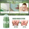 OUHOE Green Tea Mask Stick Acne Blackheads Acne Facial Cleansing Firming Pore Smear Mask Mud