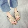 Fashion Hemp Sandals Women Summer 2025 Flat Beach Sandals Heels Women Casual Platform Shoes Slip-On Outdoor Platform Designer Sandals