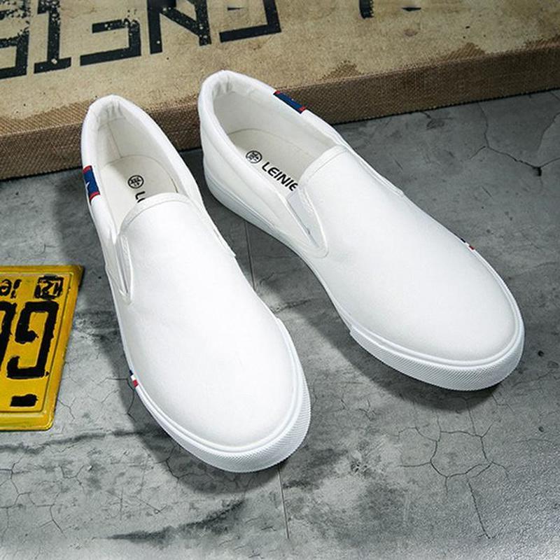 Мужская повседневная обувь Дышащая и легкая универсальная мужская парусиновая обувь Женская обувь для ленивых