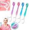 10/20Pcs Mini Toothbrush with Toothpaste No Rinsing Needed Foam-Free Design Natural Ingredients