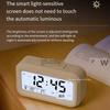 1PC Alarm Clock Rechargeable for Junior High School Students Three Sets of Alarms Voice Broadcast Silent Luminous Creative Children's Alarm Clock