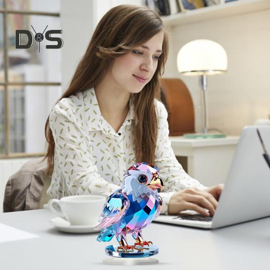 2D Плоский Животный Орнамент Настольный Акриловый Декор Сова Петух Орел Настольный Знак с Основанием для Домашнего Офиса Торцевой Стол Декор Каминной Доски