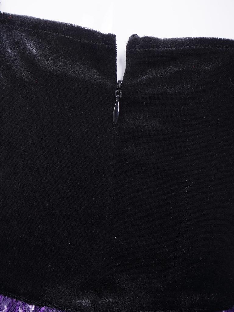 Детское платье для косплея ведьмы на Хэллоуин с длинными рукавами и принтом звезд для девочек, комплекты с остроконечной шляпой и сумкой