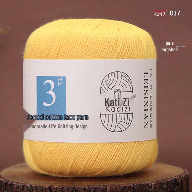 Мерсеризованная хлопковая кружевная пряжа №. 3: Вязание крючком своими руками для детей - Весенне-летний свитер и пальто - Бесплатная доставка