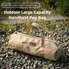 Oxford Cloth Camping Tent Storage Bag Cylindrical Bag Hiking Tool Handbag  Outdoor