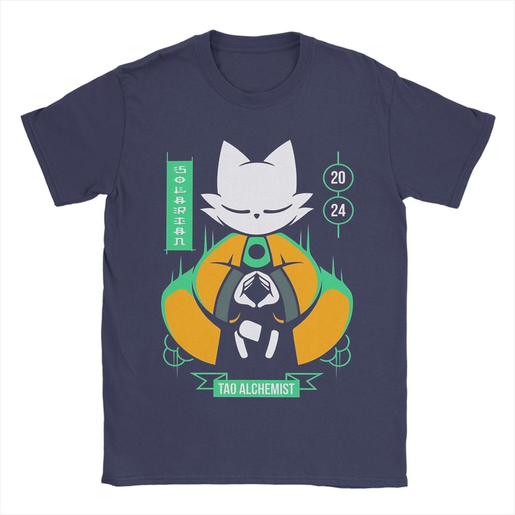 Nine Sols 9 Yi Fangshi Tao Indie Game T Shirts for Unisex Cotton Leisure T-Shirt Crew Neck Tees Short Sleeve Tops Gift