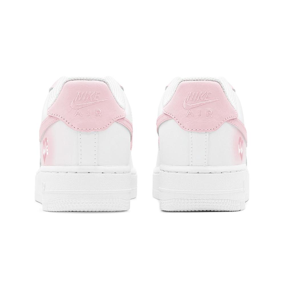 Nike Air Force 1 Air Force 1 Abrasion Resistant Slip Resistant Low top Skateboard Shoes Women's White Pink DH2920-111(Team1655-S-BOX)