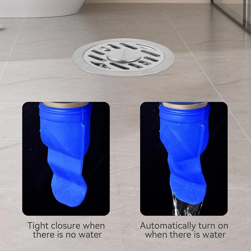 1Pcs Floor Drain Anti Odor Smell Sinks Sewer Pipe Silicone Stopper Waste Hair Clogging Water Filter Bathroom Kitchen Toilet Strainers