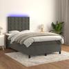 VidaXL Bed Slat Base with Mattress and LED, Upholstered Bed, Double Bed, Adult Bedroom Interior Bed, 3136354