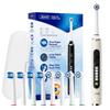 SEAGO Rotating Electric Sonic Toothbrush with Double 8 5 30 Days of Charging Gift for Family Toothbrush, Buttons, Refills, Modes, Rechargeable, Use,
