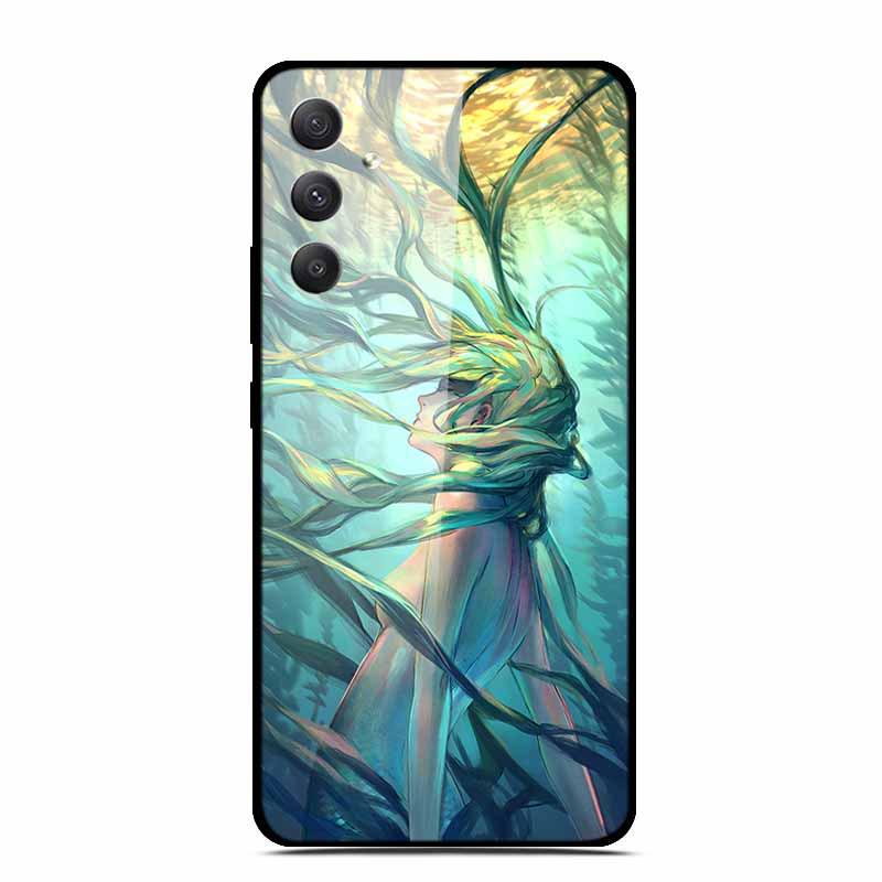 Закаленное стекло для телефона Samsung A35 5G - Персонализированный цветной дизайн