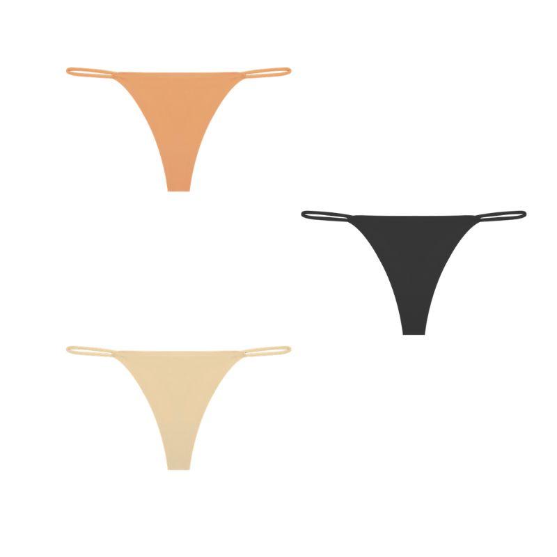 FINETOO Женские бесшовные трусики, нижнее белье без следов для женщин, сексуальное удобное нижнее белье, однотонные трусы