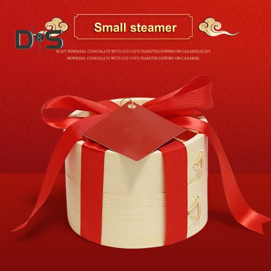 Бамбуковый отпариватель, экологически чистый китайский стиль, основной цвет, натуральная паровая корзина ручной работы