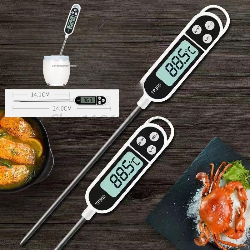 Кухонный термометр для готовки Цифровой измеритель температуры для мяса Электронный пищевой термометр ЖК-дисплей Еда