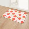 Strawberry Girl Heart Bathroom Absorbent Floor Mat Entry Door Mat Bedroom Door Mat Bathroom Non-Slip Foot Mat