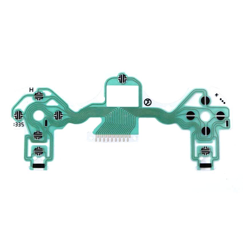 YuXi JDM JDS 001 010 011 030 040 055 Для Sony DualShock 4 Проводящая пленка Клавиатура для PS4 Pro Slim Контроллер Печатная плата Гибкий шлейф 5