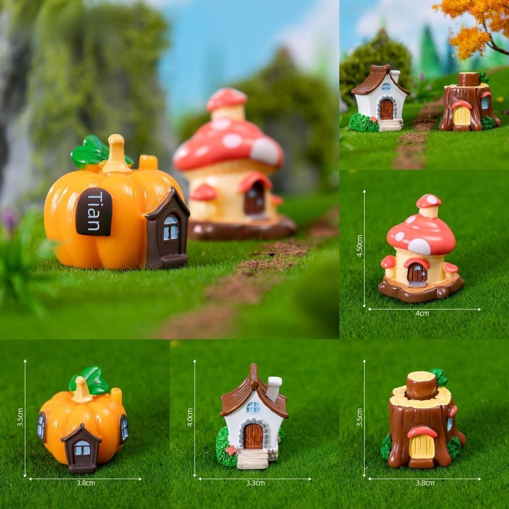 Enchanting Resin Tree Stump House Garden Ornaments For Creative Landscape Decor
