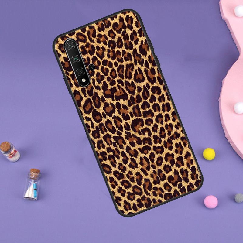 African Leopard Print Funda For Huawei Nova Y91 Y90 Y70 Y60 Y61 9 10 SE 11i 8i 7i 3i 5T P30 P40 Lite P60 Pro Case