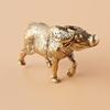 Brass Chinese Ox Year Mascot Incense Sticker