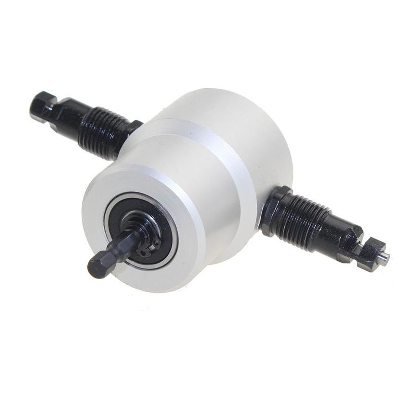 360 Degree Rotary Metal Cutting Double Head Sheet Nibbler Saw Cutter Tool Drill Attachment Free Cutting Tool Nibbler Sheet Metal
