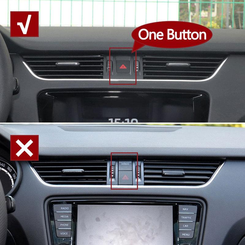 Решетка воздуховода кондиционера передняя задняя для Skoda Octavia 3 MK3 A7 2015- 5E0819701 5E0819702 5E0820951