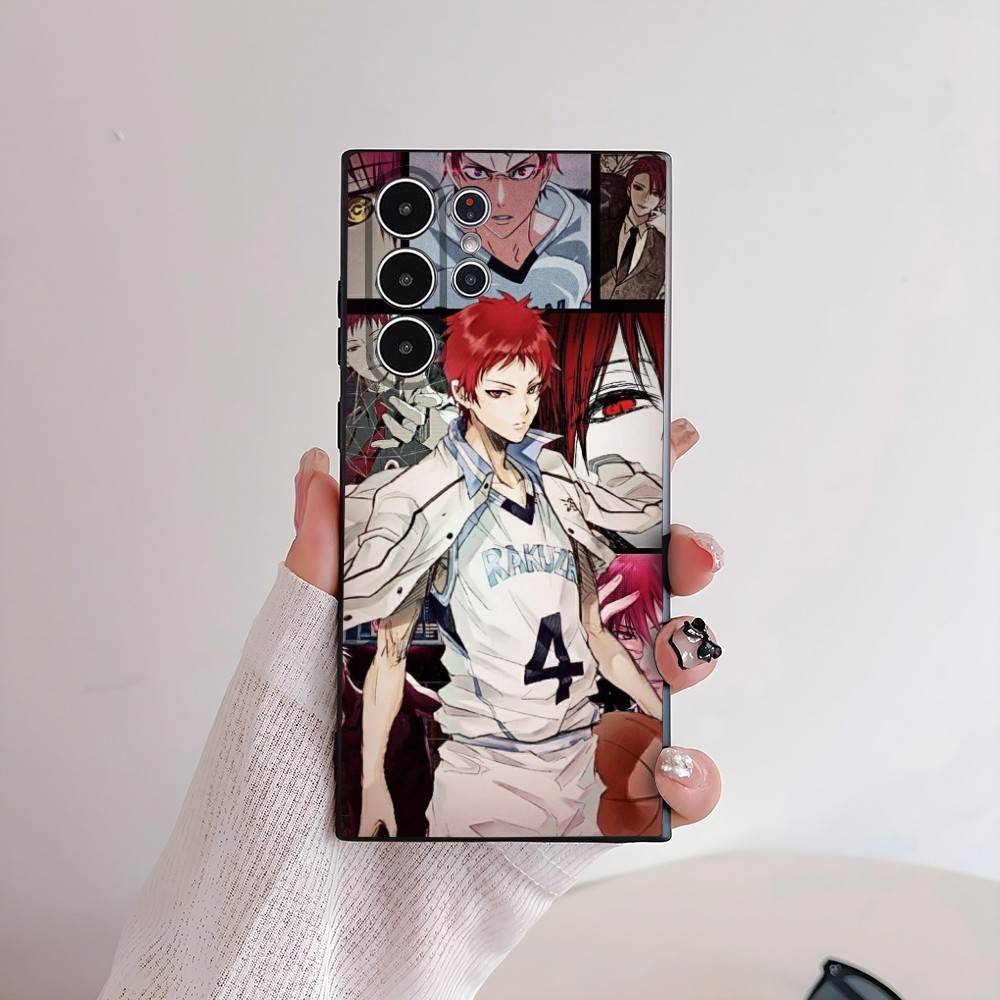 Чехол для телефона с изображением Аниме Kuroko no Basuke для Samsung Galaxy S25 S24 S22 S23 Ultra S21 S20 Plus 5G Матовый Нескользящий Полное Покрытие Мягкий Чехол