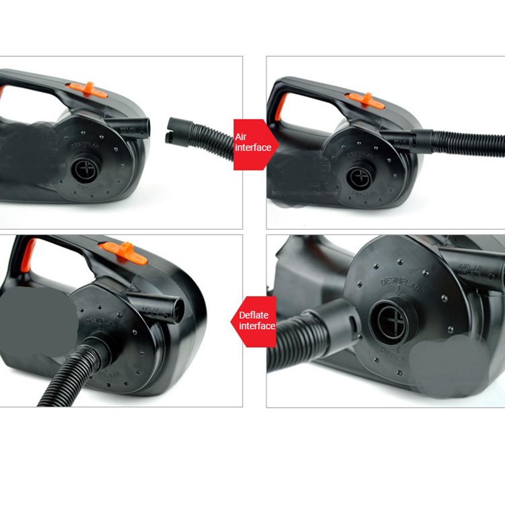 12V 100W Car Pump Electric Inflatable Air Pump For Kayak Boat Swimming Pool Air
