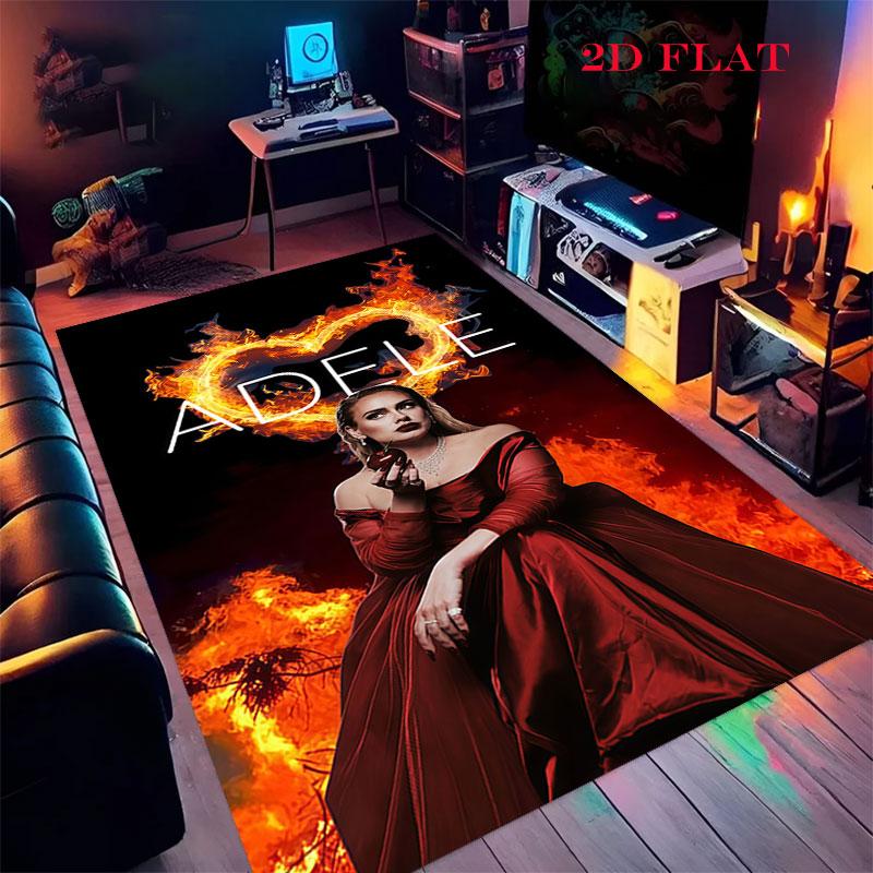 Adele Melody Carpet Rug for Living Room Bedroom Home Sofa Decoration,Kids play Nonslip Floor Mat