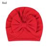 Cotton Polyester Big Bow Hats Solid Color Toddler Turban Cute Headband  Baby Girls Boys