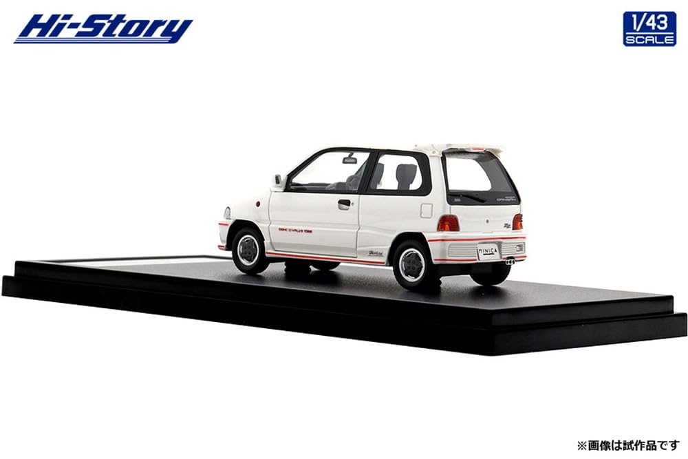Inter Allied Hi Story Scale MITSUBISHI MINICA DANGAN ZZ Sophia Белый Готовая Модель HS495WH 1/43 (1990)