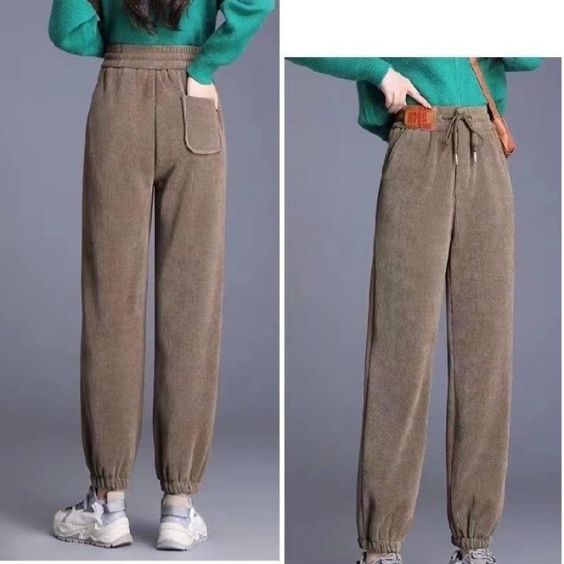 Супер толстые женские зимние плюшевые утолщенные теплые брюки свободные леггинсы повседневные спортивные брюки спортивные штаны женские джоггеры женские