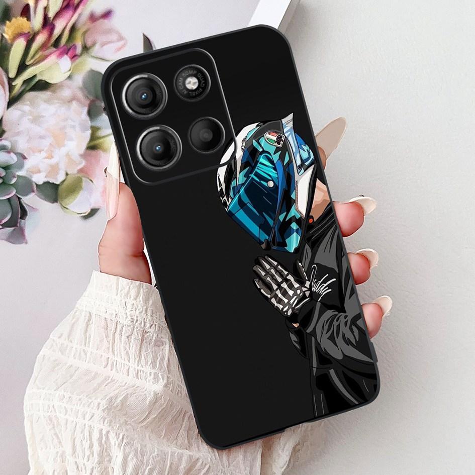 Силиконовый чехол для Motorola Moto G15 G75 2024 Cover Милый Панда Лев Ударопрочный ТПУ Чехлы для телефона Для MotoG15 MotoG75 G 75 G 15 Etui