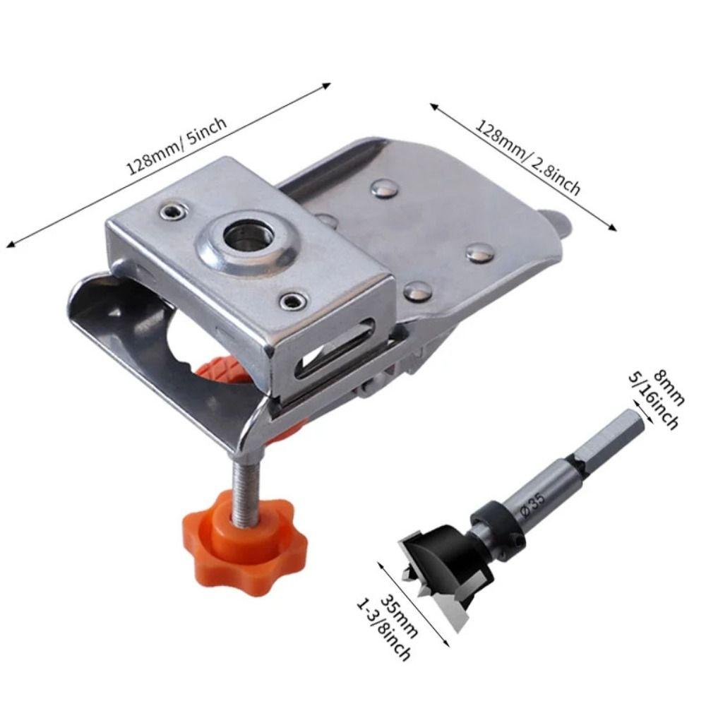Adjustable Door Hinge Template Hinge Installation Hinge Slotting Locator Hole Guide Jig DIY