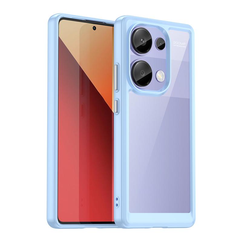 Чехол для Redmi Note 13 Pro 4G Чехол для Redmi Note 13 Pro 4G 6,67-дюймовый цветной мягкий силиконовый прозрачный противоударный бампер