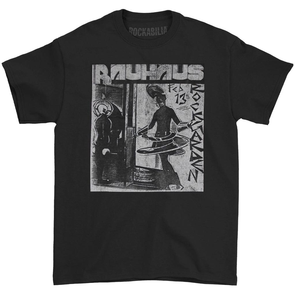 Men's Bauhaus Rock Garden Retro T-shirt Small Black
