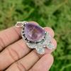 Daughters Day Deal 925 Silver Pear Ametrine Stone Engagement Birthday Pendant