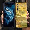 Мягкий ТПУ чехол с рисунком Акулы на море Для Realme 13 12 11 10 9 Pro Plus GT3 GT2 C21 C25 C35 C53 C55 C67 Pro 5G Чехол-бампер Fundas