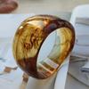 Irregular Resin Bangles Bohemian Retro Hand Ring Creative Chunky Bracelets  Girls