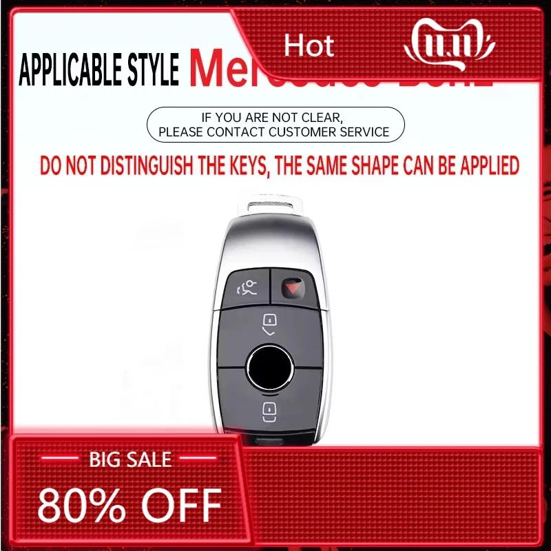New 2025 Car Remote Key Case Cover Shell for 2019 2020 Mercedes-Benz A220 E63S AMG E-Class GLE 350 4MATIC E300 E400 E43 W213 Acc
