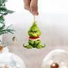 10 шт. Рождественские елочные украшения акриловые милые зеленые эльфы кукольные подвески праздничные подвесные украшения для окна автомобиля стены