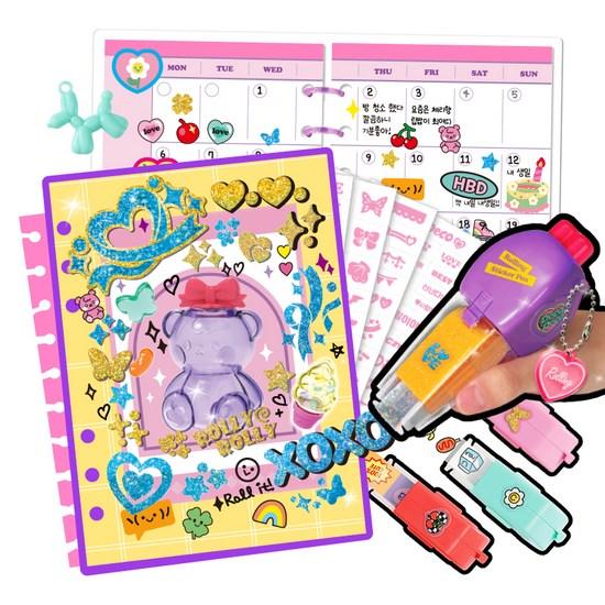 Deco Deco Rolling Sticker Pen Deluxe Dakku Kit, a Popular Character In Korea